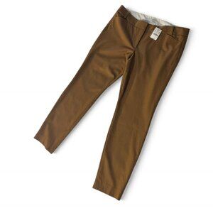 NWT J Crew Wool Blend Brown women's trousers